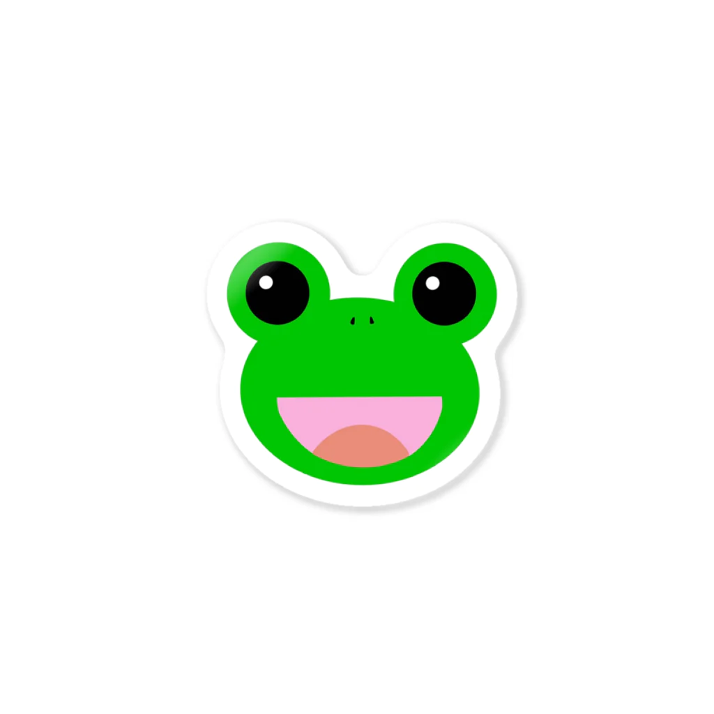 けろちゃん🐸ど変態エンジニアのけろちゃんステッカー Sticker