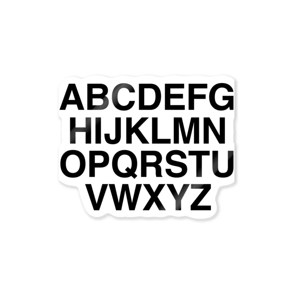 ABCDEFG HIJKLMN OPQRSTU VWXYZ / TOKYO LOGOSHOP 東京ロゴ