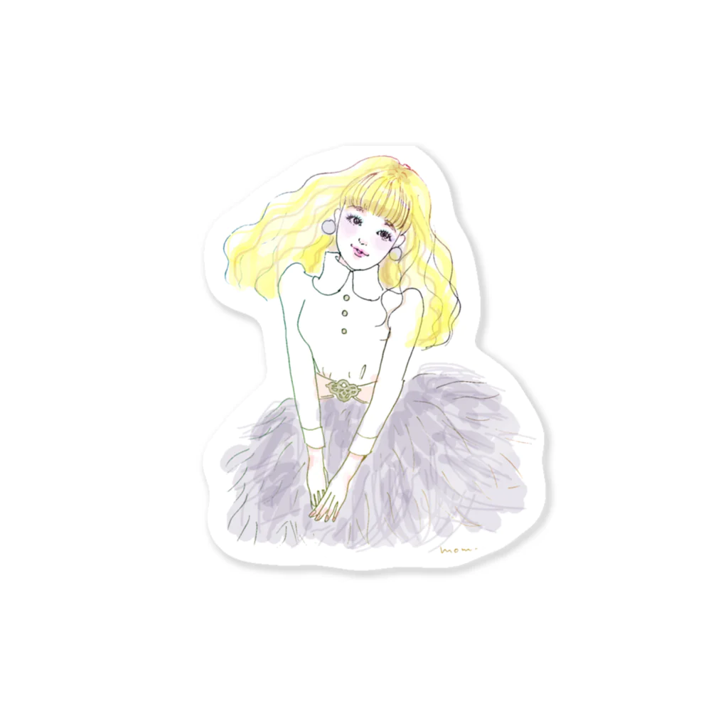 _m.o.m.i._の#オトナ女子 Sticker