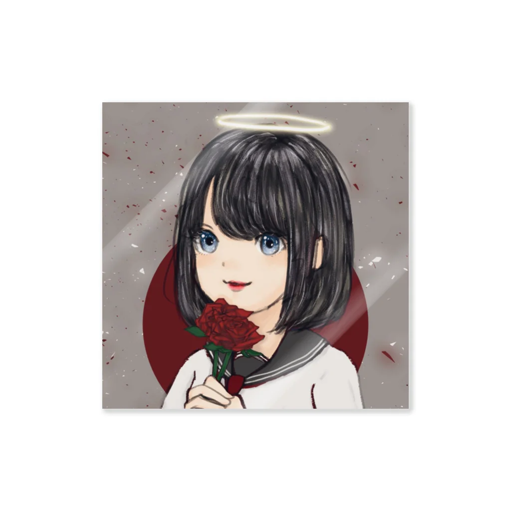 チョコモナのグッズの依存girl Sticker