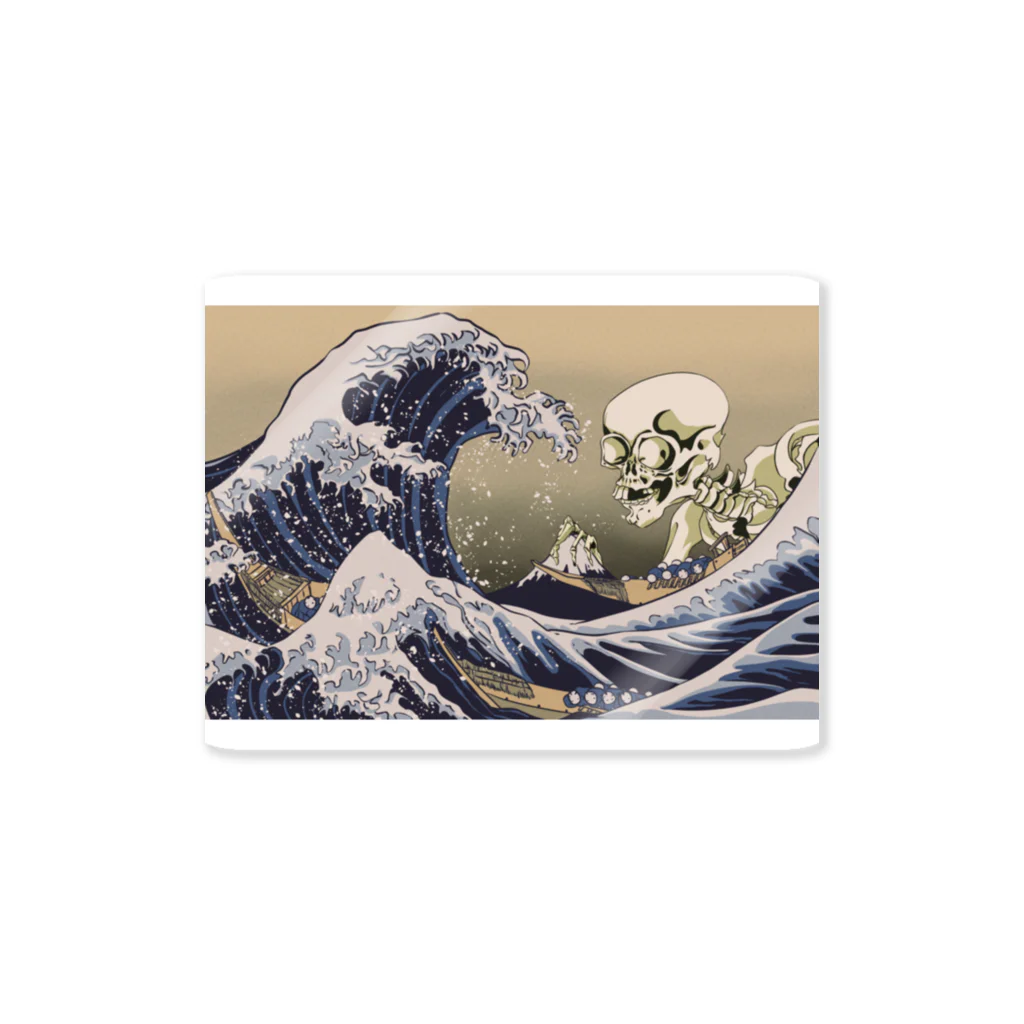 富士山に迫る（葛飾北斎と歌川国芳模写コラボ作品） / ari
