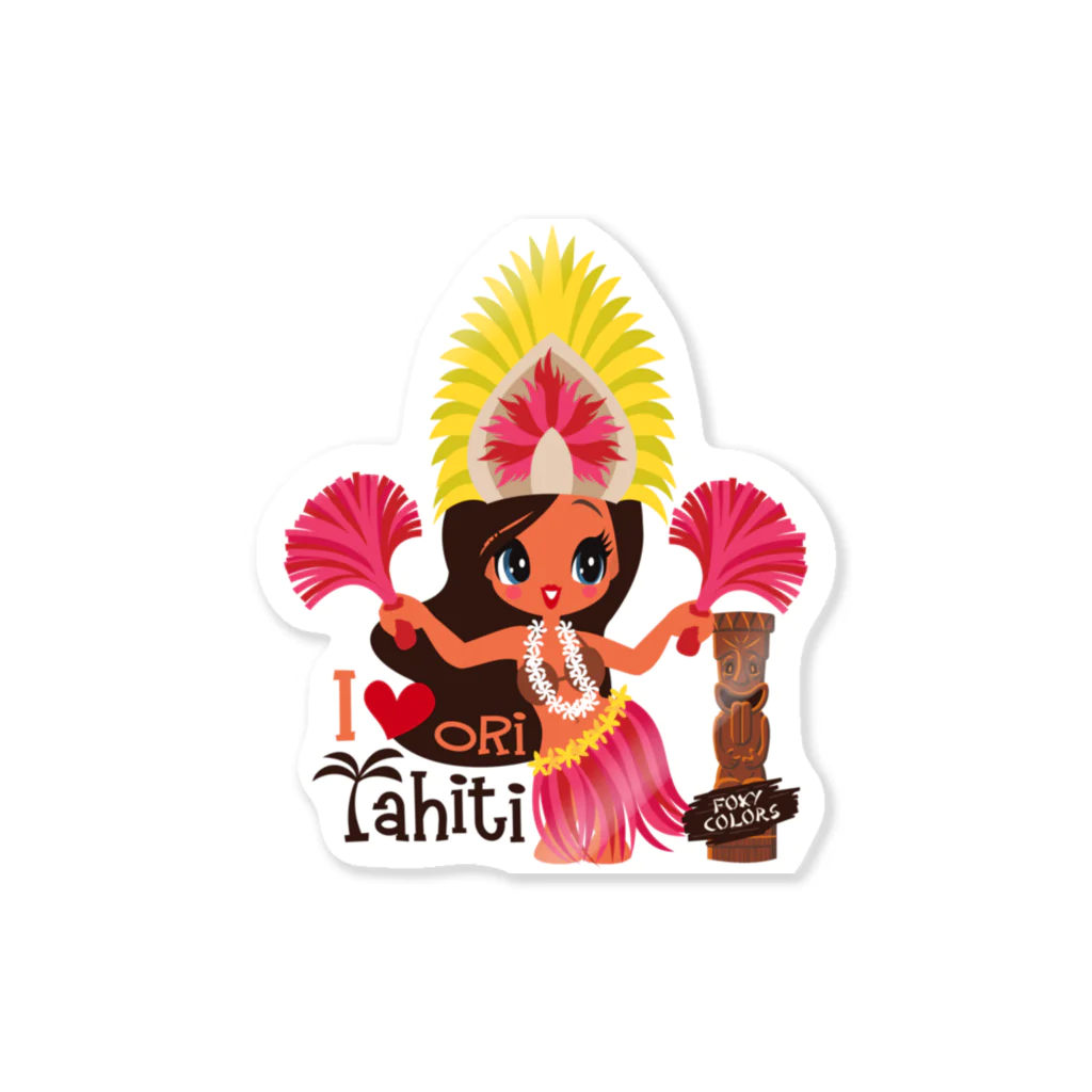 FOXY COLORSのOri Tahiti タヒチアンダンス Sticker