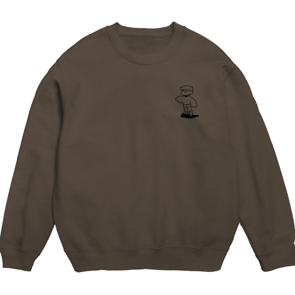 くだものやさんのねぐせくんしんぷるスウェット（小） Crew Neck Sweatshirt