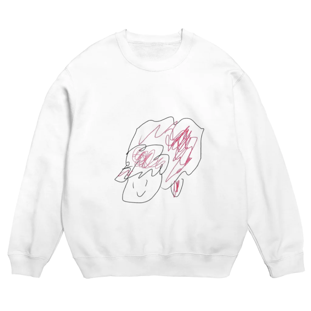 るく。/Ruku.のゆるゆる Crew Neck Sweatshirt
