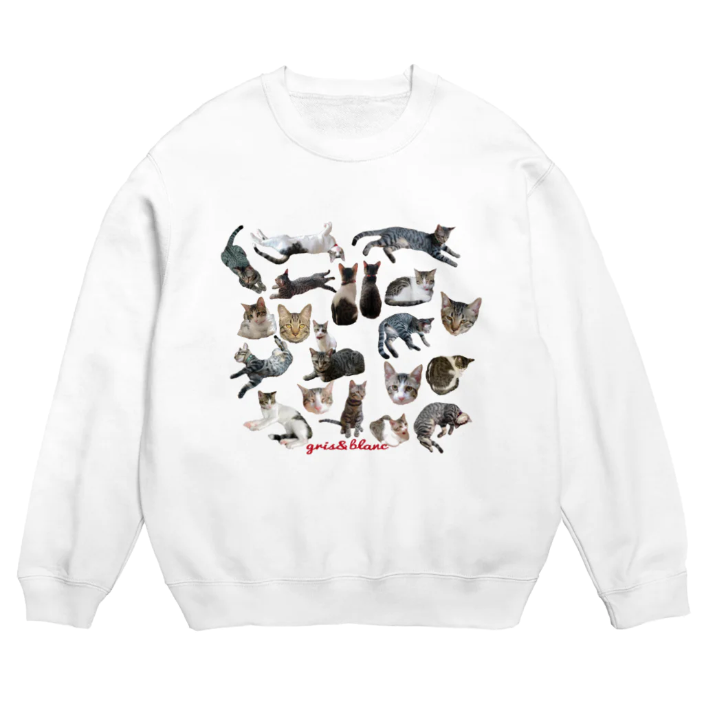 グリとブロンのグリとブロン　ロゴ入り Crew Neck Sweatshirt