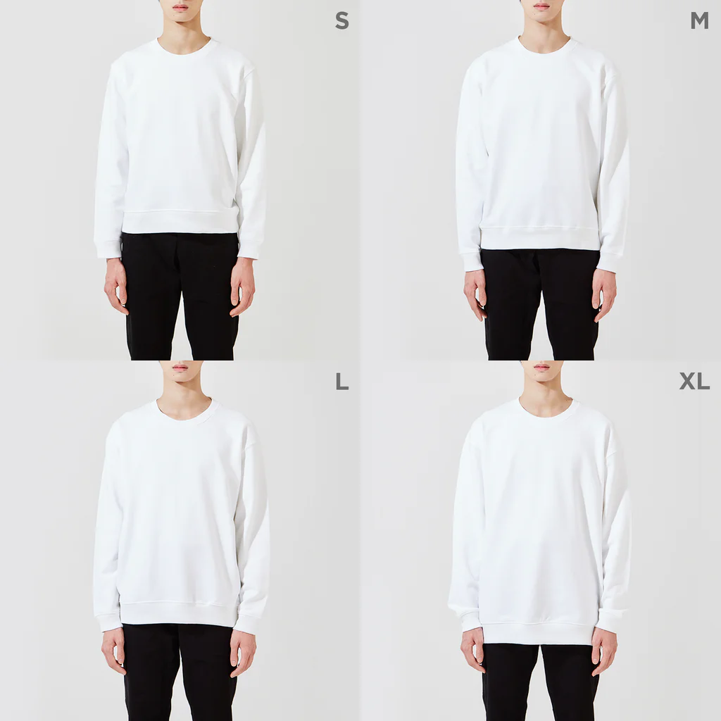 まっつんのみせのマーくん Crew Neck Sweatshirt :model wear (male)
