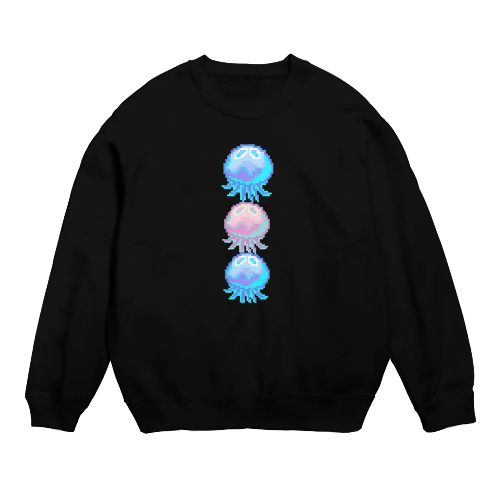 💙ゆらゆら王国💜のクラゲ天使界隈スウェット Crew Neck Sweatshirt