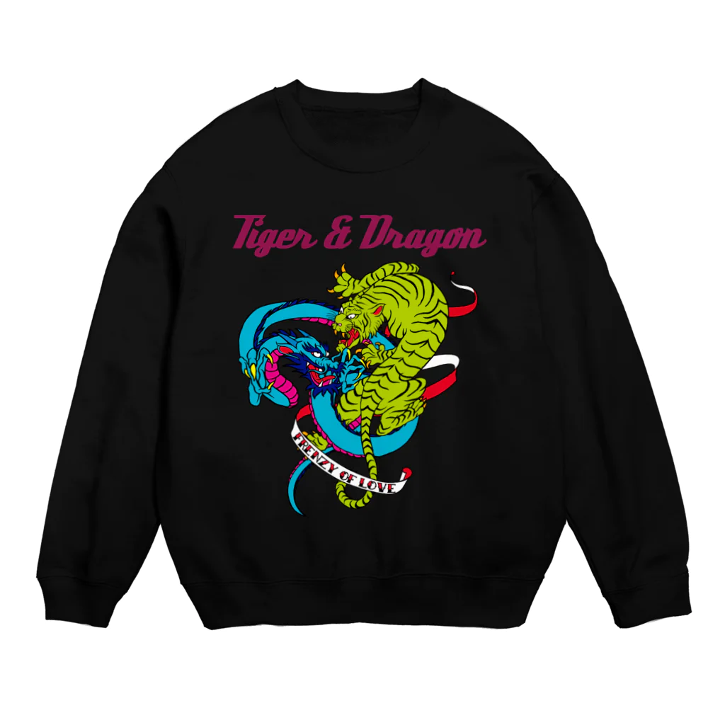 ジョーカーズファクトリー JOKERS FACTORYのTIGER ＆ DRAGON Crew Neck Sweatshirt