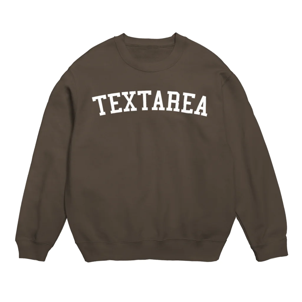 HTMLタグショップのTEXTAREA Crew Neck Sweatshirt