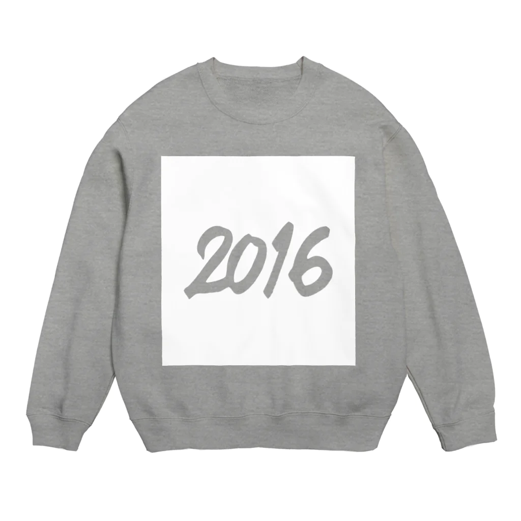 HAPPY 2016の2016正月 グッズ SQUARE SNOW WHITE Crew Neck Sweatshirt