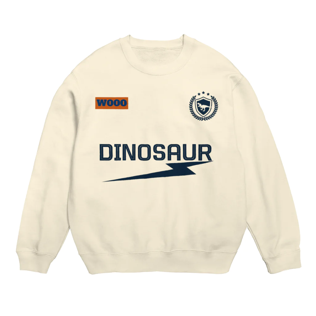 WOOOの稲妻ゲームシャツデザイン　NV Crew Neck Sweatshirt