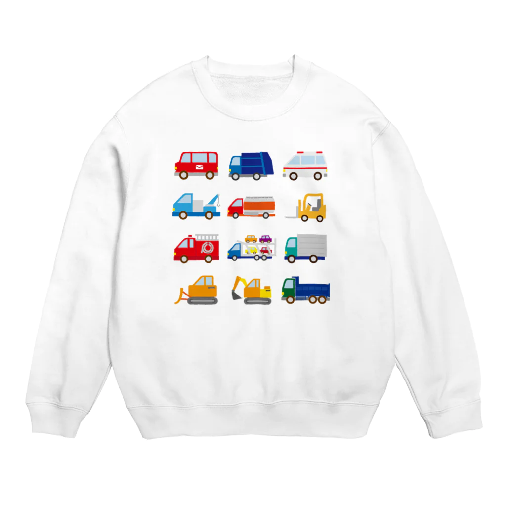 フォーヴァのはたらくくるま Crew Neck Sweatshirt
