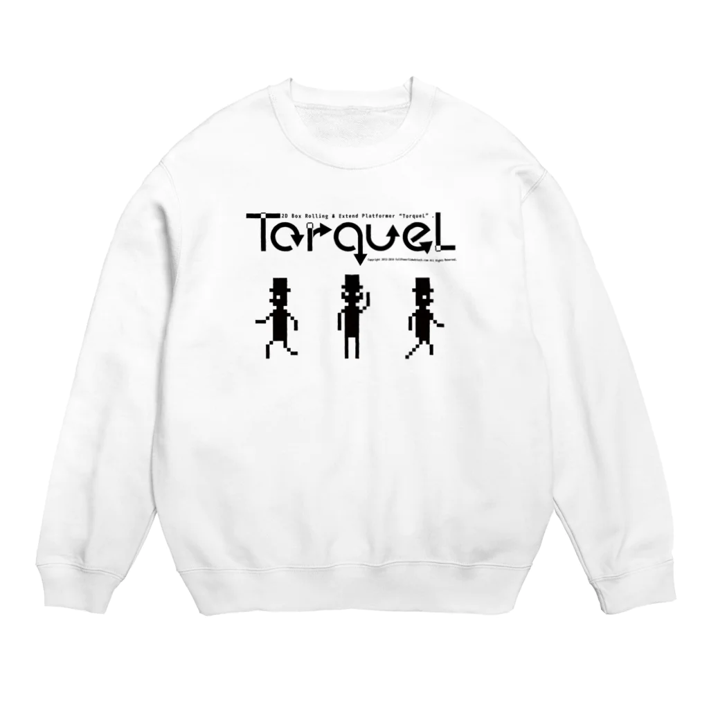 なんも@FullPowerSideAttack.comの人のトルクル(TorqueL) ロゴ&キャラクター Crew Neck Sweatshirt