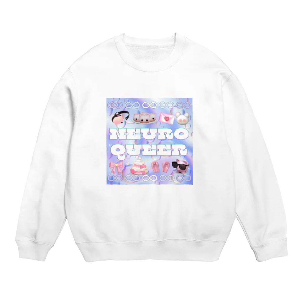 らららのNeuroQueerギャル Crew Neck Sweatshirt