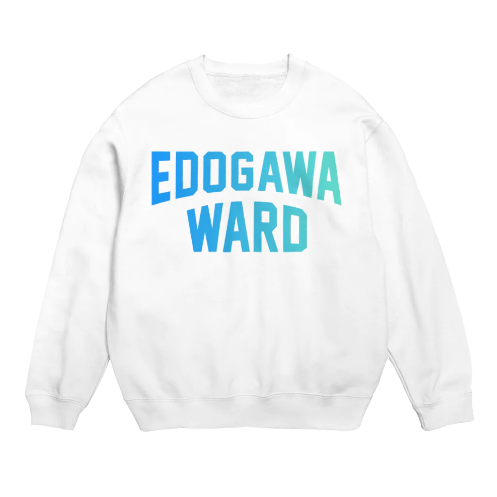 JIMOTOE Wear Local Japanの 江戸川区 EDOGAWA WARD Crew Neck Sweatshirt
