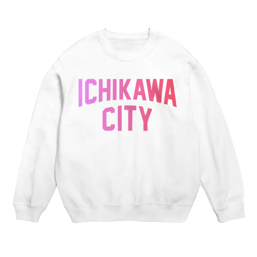JIMOTOE Wear Local Japanの市川市 ICHIKAWA CITY Crew Neck Sweatshirt