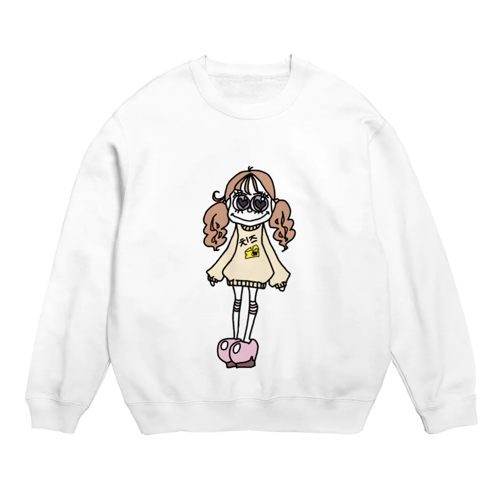 미나のM's 얌(ヤム)ちゃん Crew Neck Sweatshirt