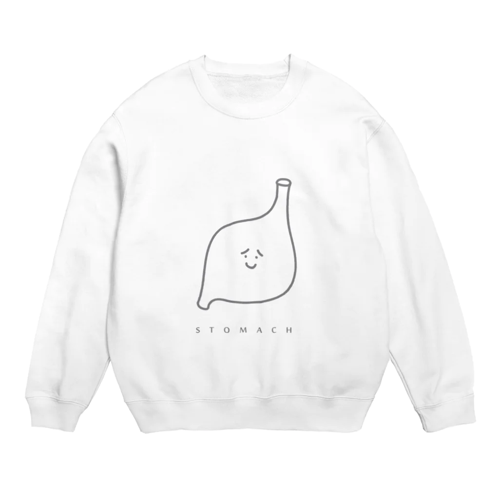ゆるふわファクトリーの胃腸にやさしく。シリーズ Crew Neck Sweatshirt