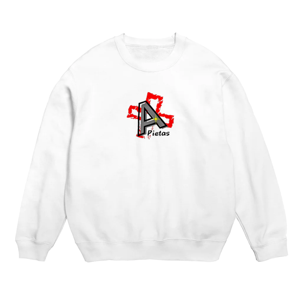Your HappyのPietasのAくんロゴ Crew Neck Sweatshirt