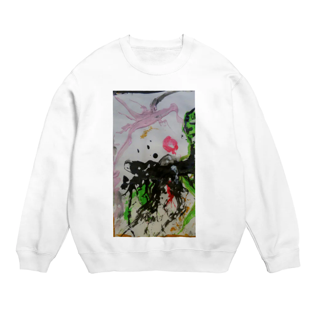 末素生児の生まれん坊 Crew Neck Sweatshirt