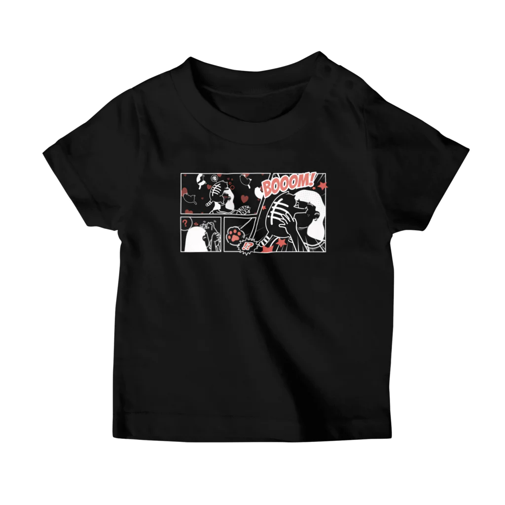 Fluffy_HUGSの【フラハグ】４コマ漫画（キッズ・ベビー） Regular Fit T-Shirt