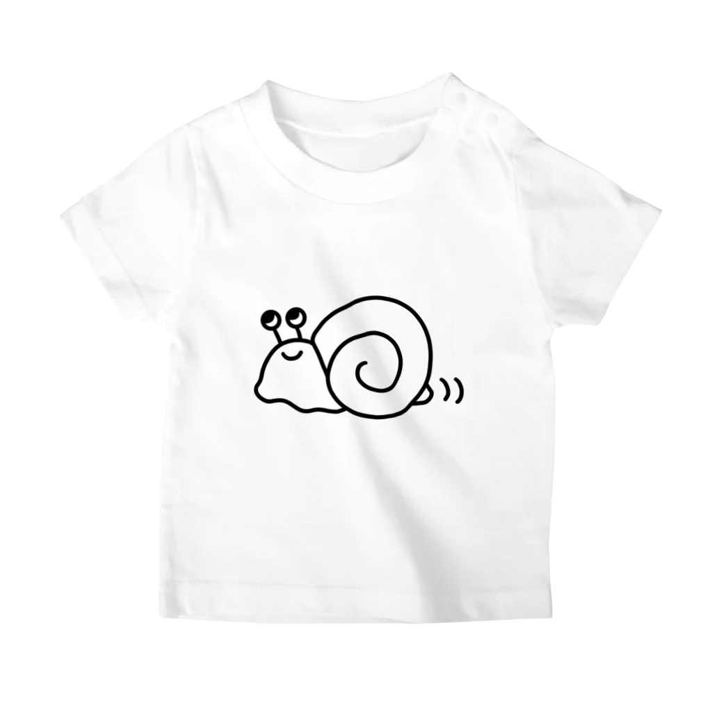 しあわせはおいしいよのごきげんチビかたつむり Regular Fit T-Shirt