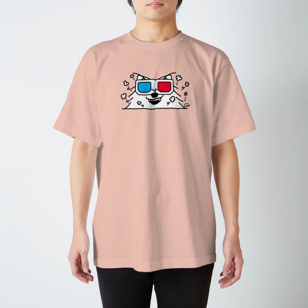 イラスト MONYAAT の3Ｄメガネのポメラニアンっ！しかも怒っ！ Regular Fit T-Shirt