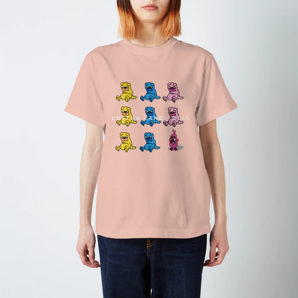 プレゼントわたあめにんぎょうの『ぴゅって』のぴゅってがいっぱい Regular Fit T-Shirt