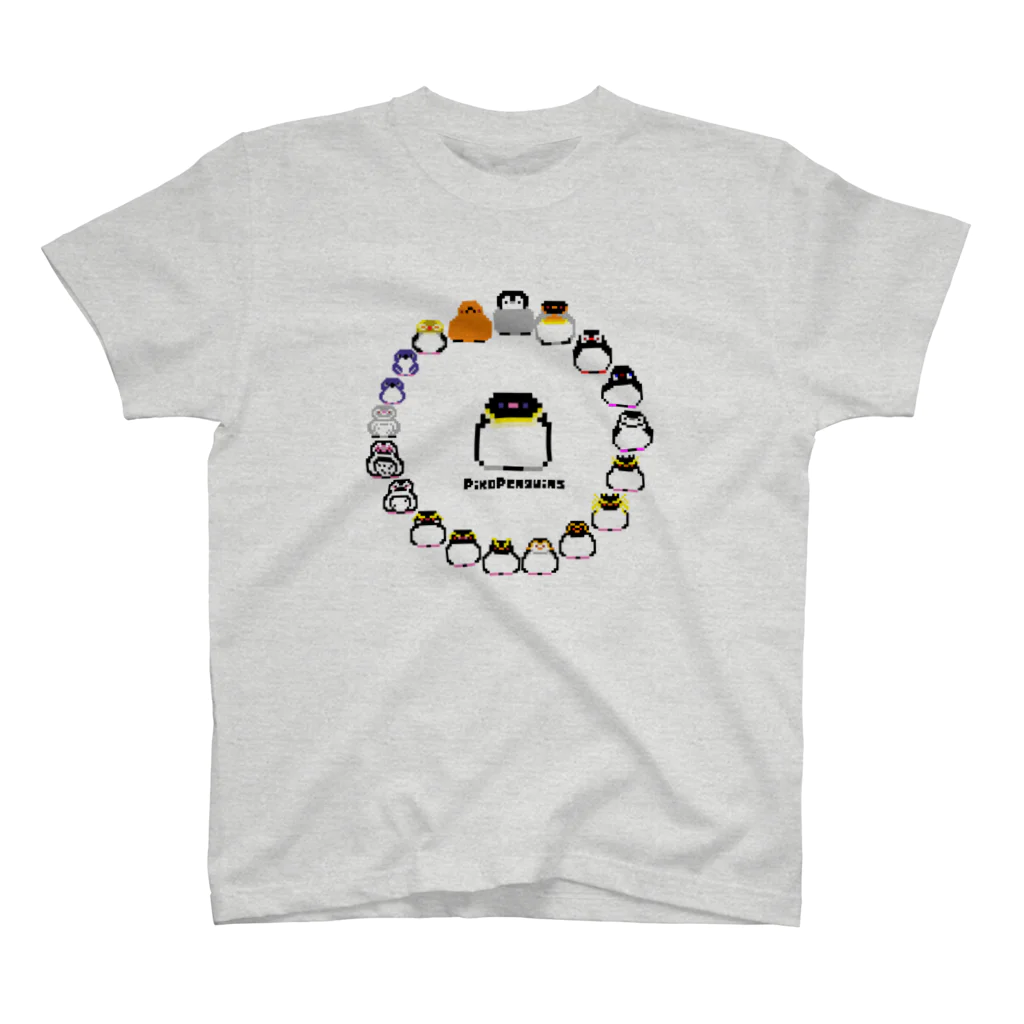ヤママユ(ヤママユ・ペンギイナ)の16bit Penguins Allstars(Circle) Regular Fit T-Shirt