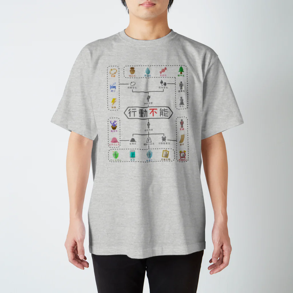 なめ Tシャツまとめ売り Cricket! Tシャツ黒 / namedaruma_janのスタンダードTシャツ通販