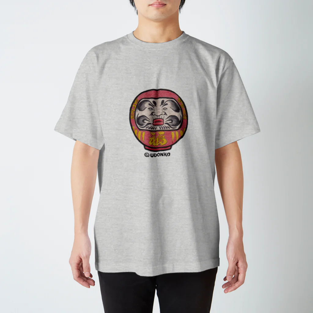 縁起のいいおじさんのだるまおじさん Regular Fit T-Shirt