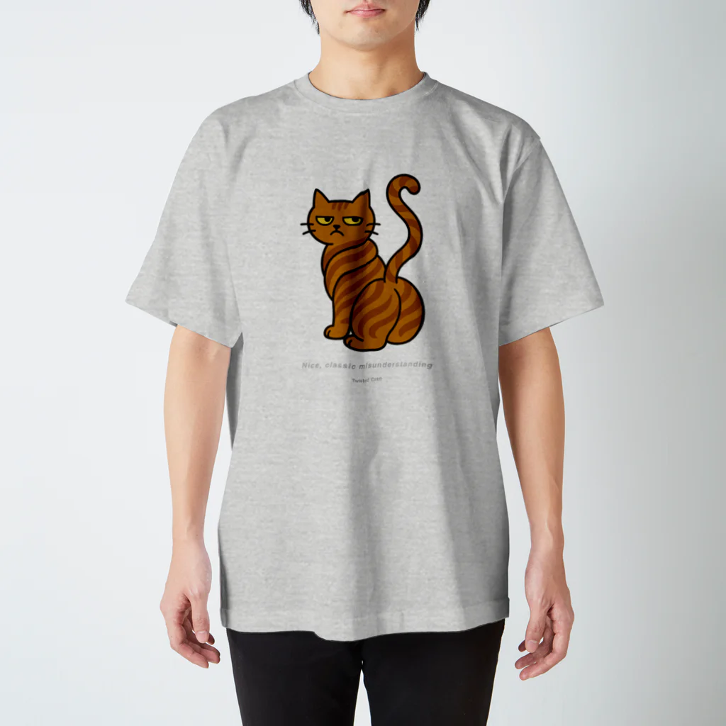 SandyLabのTwisted Cat® （ねじ猫）T-shirt – Nice, classic misunderstanding Regular Fit T-Shirt