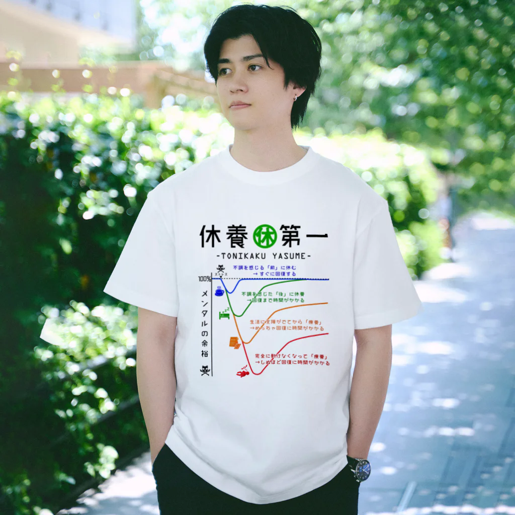 HACHIYARDS Tシャツ ちゃんと休むべき理由を胸に刻んでみた。 / 倉戸みと