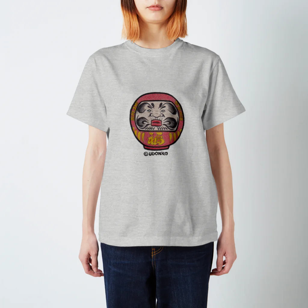 縁起のいいおじさんのだるまおじさん Regular Fit T-Shirt