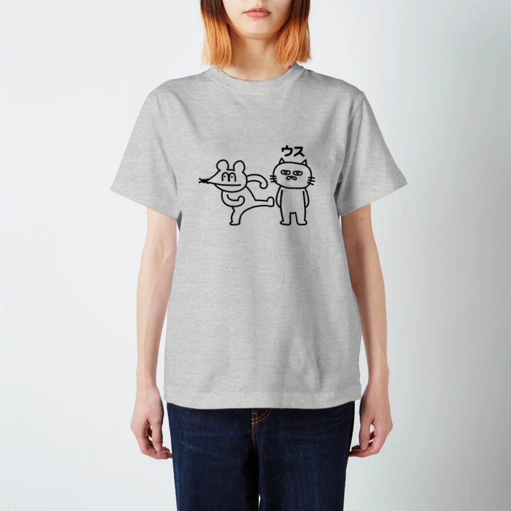 べんぴねこ屋 suzuri店のウスネヅ その１ Regular Fit T-Shirt