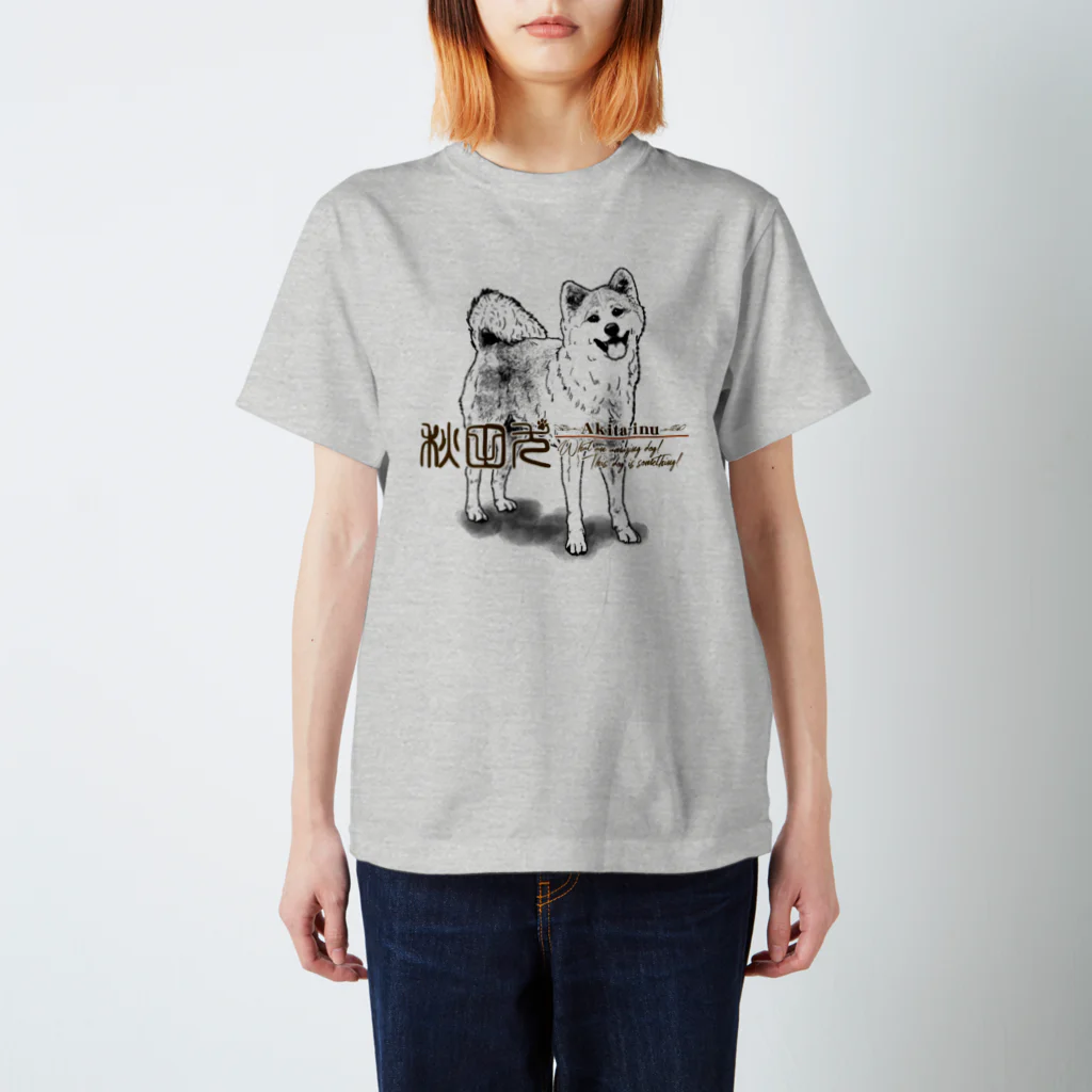 犬アートプリントシャツ 00s ドッグ アート 両面 プリント 半袖 Tシャツ メンズ