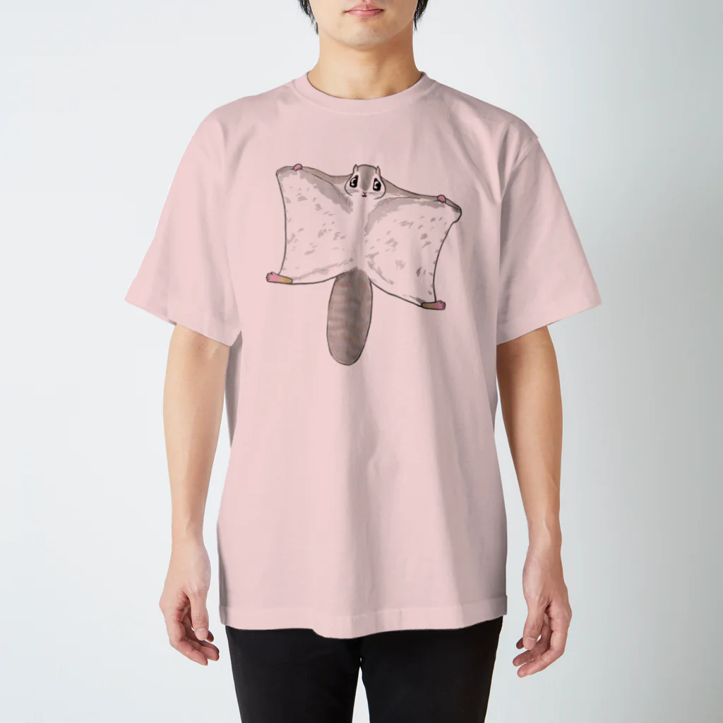LalaHangeulのエゾモモンガさんドーン！ Regular Fit T-Shirt