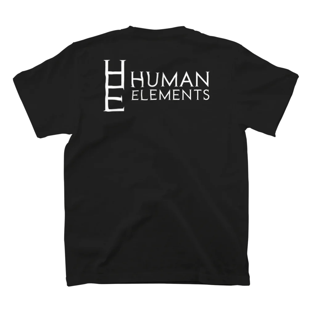 Human Elements STOREのMinimum Logo (Black) Regular Fit T-Shirtの裏面