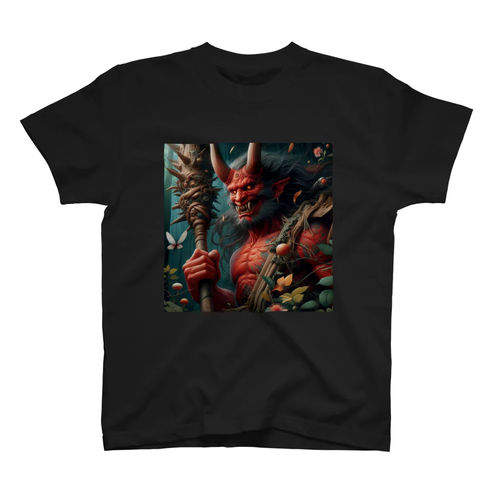 ふみことばの鬼の安らぎ Regular Fit T-Shirt