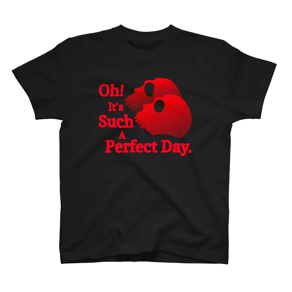 『Nothing Is Real』-- IN SUZURIのOh! It's Such A Perfectday.（赤） Regular Fit T-Shirt