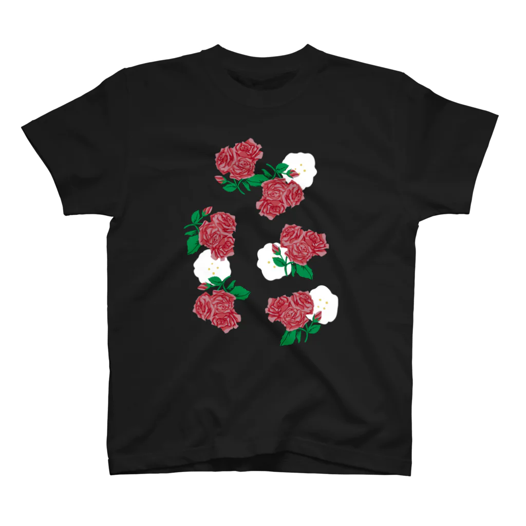 チャイムデザインのイングリッシュローズ Regular Fit T-Shirt
