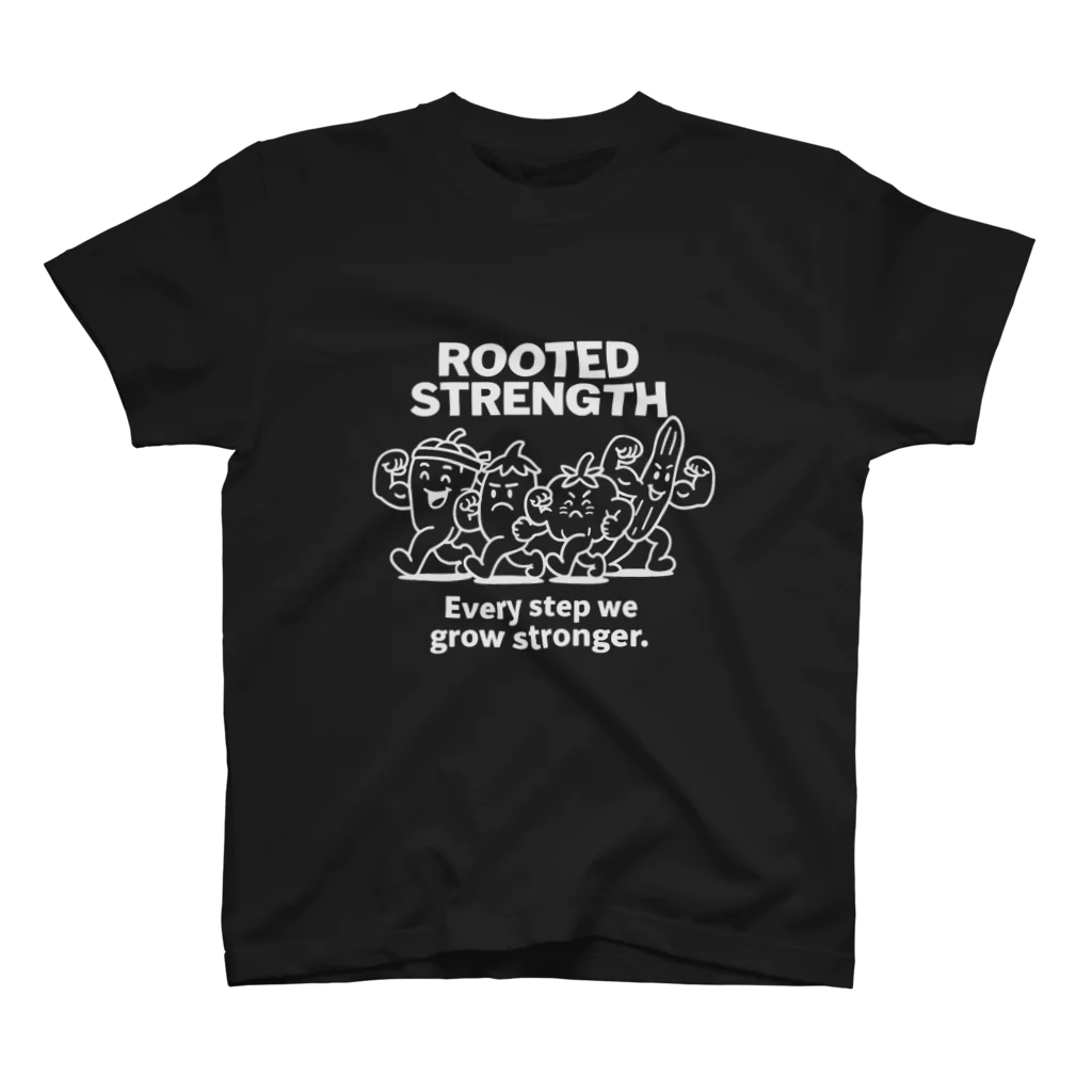 HATAKE LIFEの ROOTED STRENGTH – BLACK SERIES  Regular Fit T-Shirt