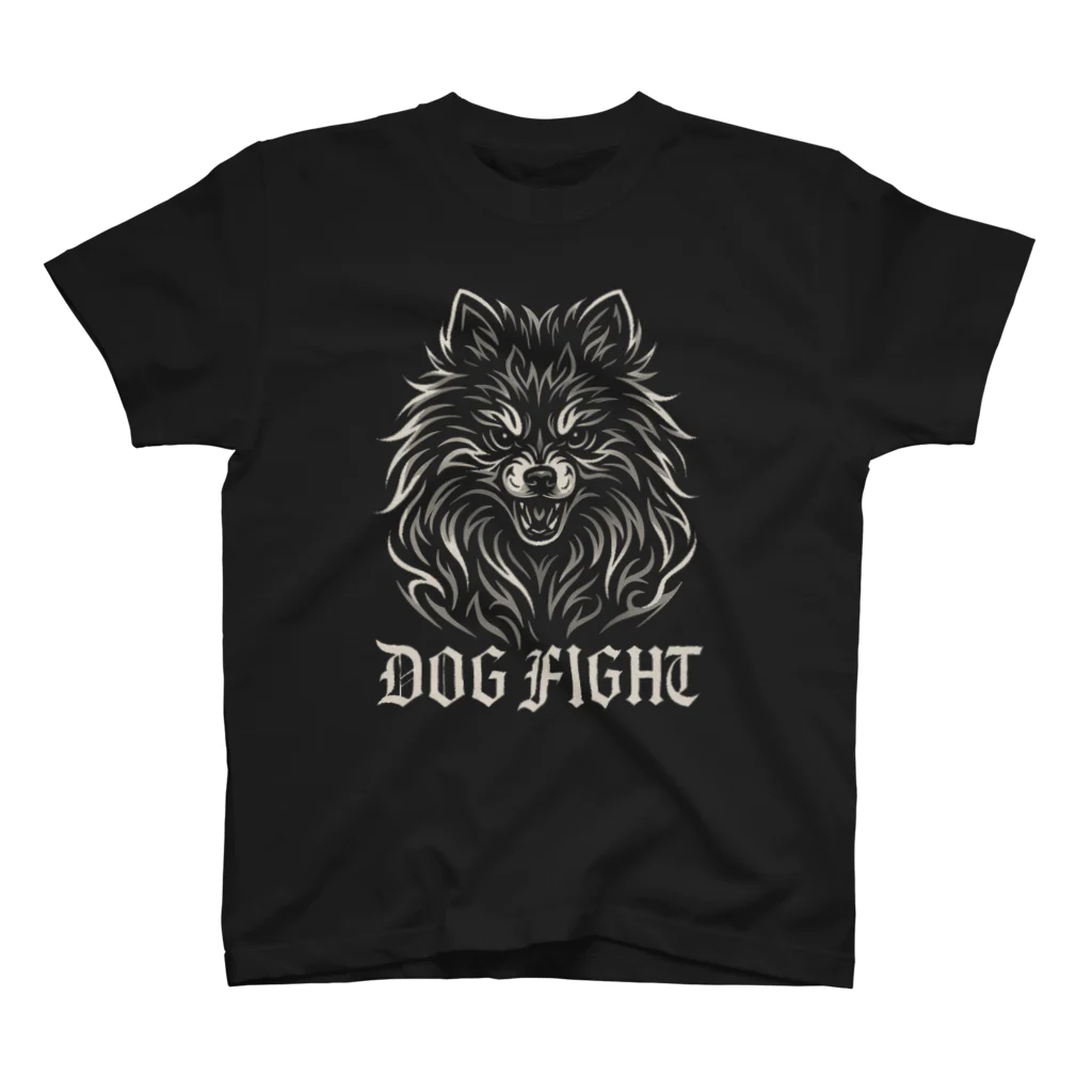  wan🐾pieceのDOG FIGHT - WILD SOUL Tシャツ Regular Fit T-Shirt