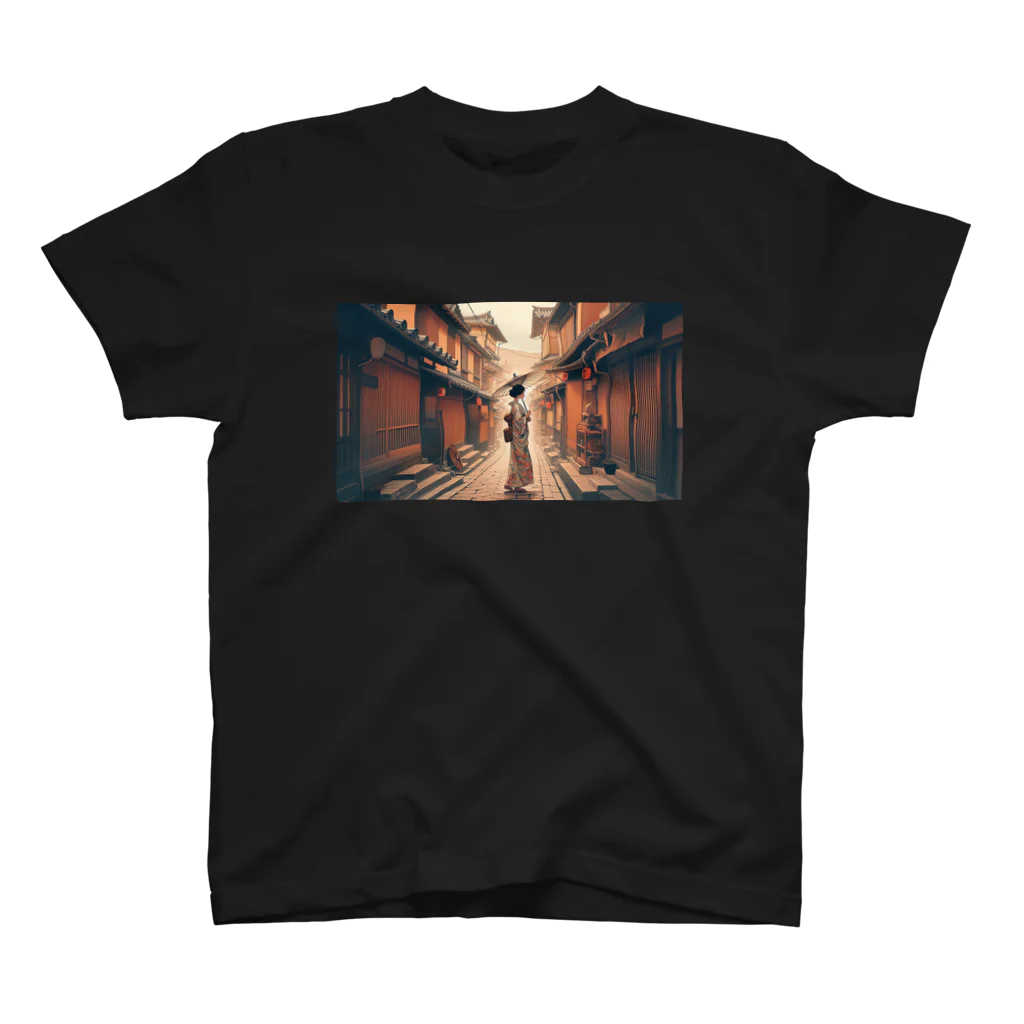 Vi-creaのTシャツ　日本の街並み3 Regular Fit T-Shirt