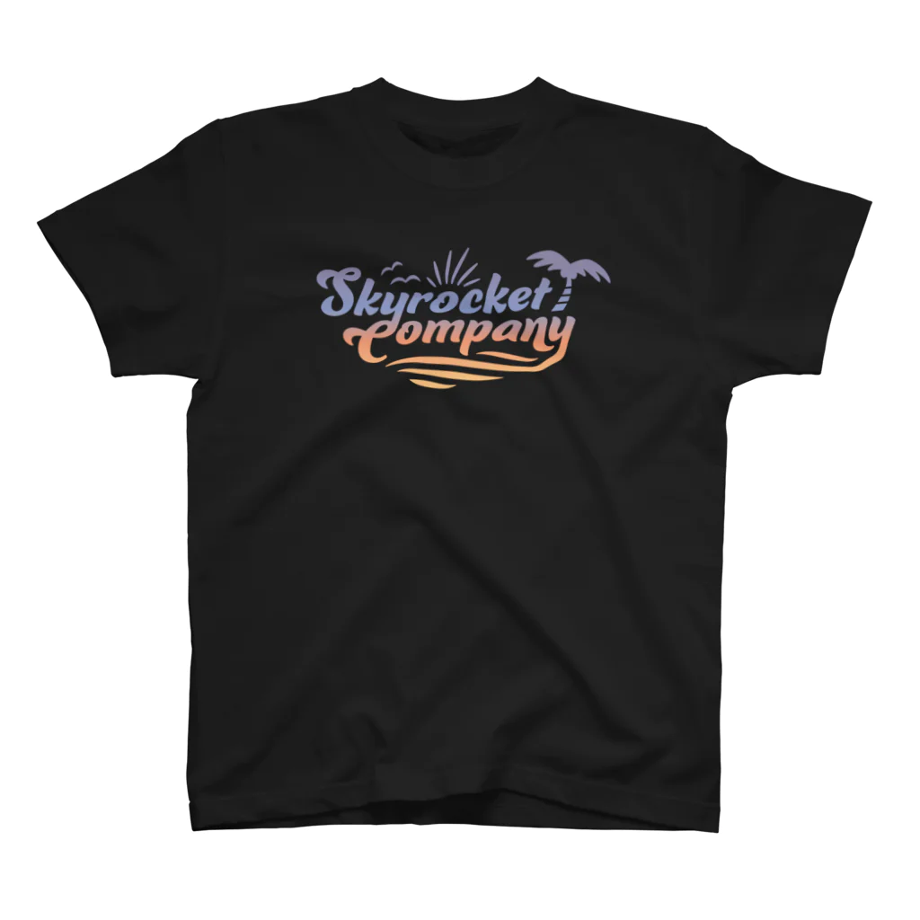 TOKYOFM_SkyrocketCompanyの【ブラック×トロピカル】スカロケフェスTシャツ Regular Fit T-Shirt