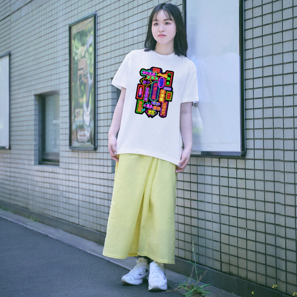たなか 顔Tシャツ1 中華ネオン / いちごちゃん ( ichigo_9696 )のスタンダードT