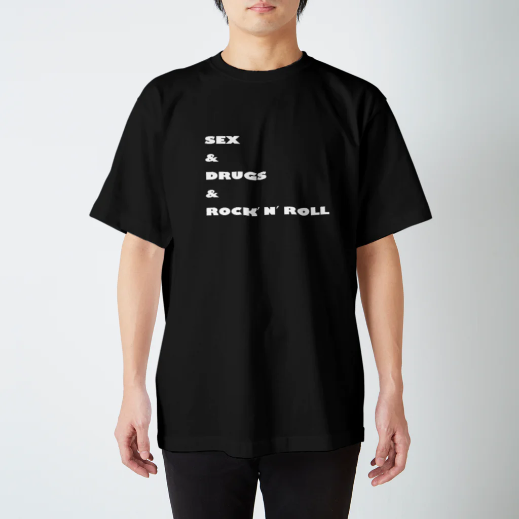 ロックンロールのsex&drugs&rock'n'roll Regular Fit T-Shirt