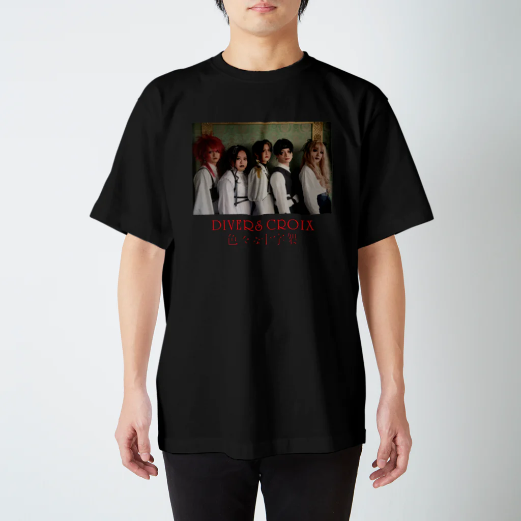 GLAY TERU×Tsubaki ANNA 男ナイト限定Tシャツ Sサイズ 5人のアー写Tシャツ / 色々な十字架の耽美なお店 ( kanaritanbi
