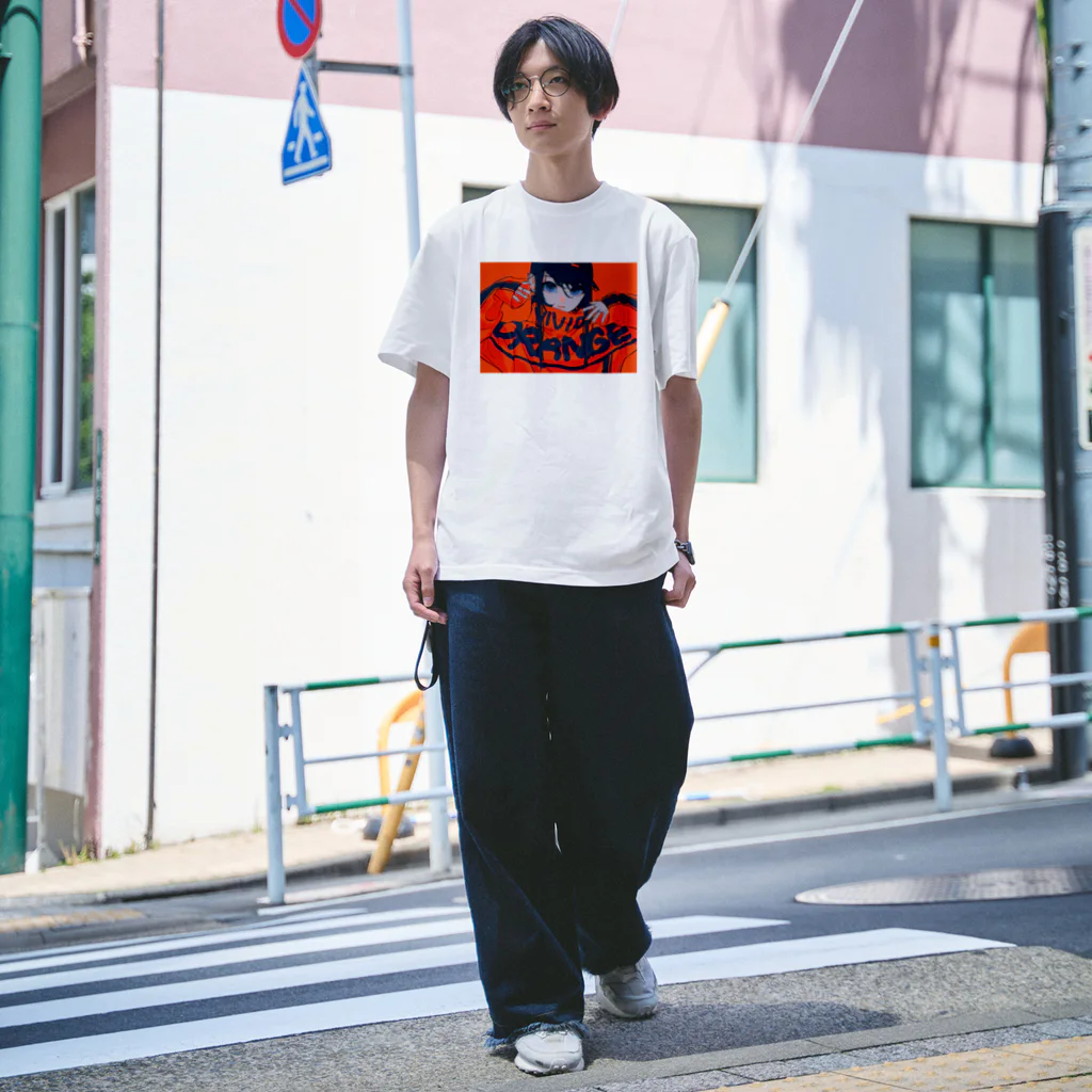 りたおのvivid orange Regular Fit T-Shirt