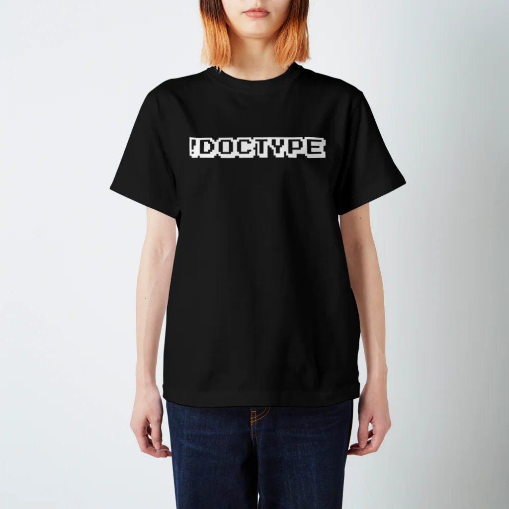 HTMLタグショップのDOCTYPE宣言 Regular Fit T-Shirt